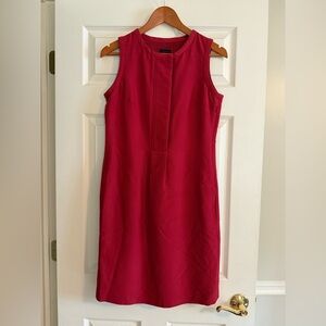 Talbots Classic Red Sheath Dress | Size 6 | Made in Turkey